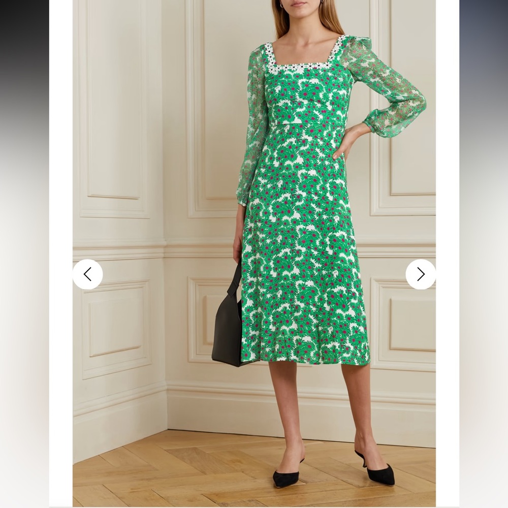 HVN floral dress in size 0.